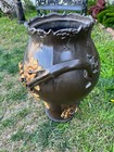 Antique Bronze French Art Nouveau Vases Signed By Kann