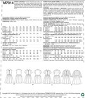 Misses Mccalls M7314 Sewing Pattern Pullover Dresses Sizes 14-22