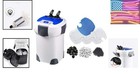 Aquarium Canister Filter With built-in 9w Uv Sterilizer  Adjustable Flow 793 Gph