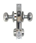 Marks 22ac Lhr Satin Chrome Double Cylinder Iron Gate Ornamental Mortise Lock   