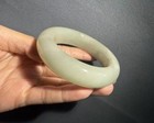54 8mm Natural Mongolian Jade Bangle shetei Cui clean Watermelon Green