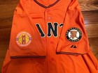 2012 Giants Eric Surkamp Game Issued Worn Alt Rd Jersey Mlb Hologram Golden Gate