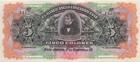 Costa Rica  5  Colones  1 1 19xx   P 29a  Series A  Uncirculated Banknote Sf 7