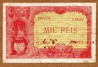 Portugal - 1000 Reis - 30 9 1910 - Chapa 3 - P106
