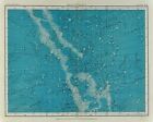 1855 Johnston Astronomy Star Map 18 Constellations Zodiac Milky Way Sagittarius 