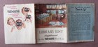 1955 Library List Supplement To The View-master Reel List Viewer Models