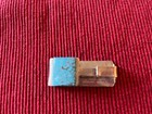 Lot Of 4 Western Bolo Tie   Clips  Longhorn  Turquoise Clip  Jade Stone    Clip