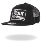 Hot Leathers Black And White Snapback F Your Feelings Gsh2033