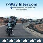 V6s 2-way 1000m Helmet Intercom Motorcycle Bluetooth Headset Interphone Fm Radio