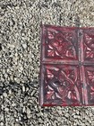 Antique Metal Tin Ceiling Tile 24    X 24  Salvaged Vintage 