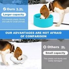 Large Heated Water Bowl Dog Cat Waterproof Pet Heater Chickens Rabbits 108oz