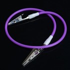 Assorted Colors Premium Dental Bib Clips Napkin Holders Flexible Silicone Chain