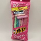 Sealed Bic Twin Blade Pastel Shavers 1992  10 Count 