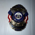 Private Security Officer Badge  justice For All  American Flag Design