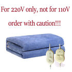 220v Full Size Queen Heated Blanket Fleece Twin Bed Electric Throw Blanket Warm