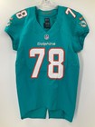  78 Laremy Tunsil Miami Dolphins Game Used Nike Jersey Sz 46 Yr 2014
