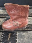 Early 1900s Child s Leather Boots Shoes Cobbler Cordwainer Made Hand Made