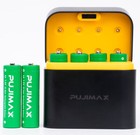 Pujimax 3400mwh Rechargeable Aa 1 5v Lithium Batteries With 8-slot Fast Charger