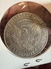 Hobo Style Jfk Half Dollar Art Skull Coin - Steel Coin -