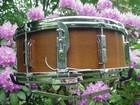 5 5x14 November 1961 Leedy Mahogany 6-lug Snare Drum  Slingerland Era Build
