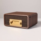 Vintage Style 3-in-1 Vinyl Record Player Wood Grain Finish - Hearth  