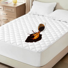 Breathable Waterproof Mattress Protector Quilted Mattress Pad Cover Deep Fitted