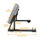 For Atv Universal Backrest Adjustable Foldable Seat Back Cushion Bench Kit