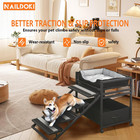 Pet Steps 2-in-1 Foldable Stairs   Ramp With Cats dogs Chair With Ramp High Beds