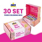Vibrant 30 Food Coloring Gel Set With Mixing Guide - 1 41 Oz Each Tube
