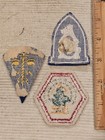 Wwi Us Army Patch King Siberia Plus Wool Patch Lot X3 L  k   
