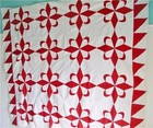 Fabulous Antique Vintage Quilt Top 82 By 72 Inches Star Of The West The 4 Winds
