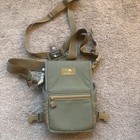 Marsupial Gear Binocular Chest Harness Magnetic Case Green