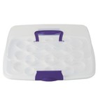Wilton Practical Oblong Cake And Cupcake Carrier With Locking Lid