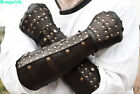 Faux Leather Arm Guard Armor Cuff Bracer Knight Costume Battle Medieval Viking