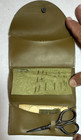 Us Army Ww Ii Olive Drab Sewing Kit Scissors Needles Thread Buttons Original