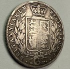 1874 Great Britain Half Crown Silver Coin Holed  925 Sterling