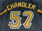Bubba Chandler Pittsburgh Pirates Auto Signed Custom Jersey Beckett Holo Black