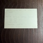 Gabby Hartnett Signed Index Card Jsa Loa Hall Of Fame