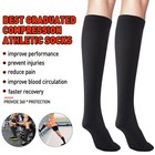 6 Pairs Compression Socks Relief Stockings Graduated Support Mens Women S-xxl