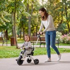 5 In 1 Baby Tricycle With Adjustable Push Handle  Safety Harness  Birthday Gift