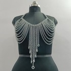 Handmade Aluminum Chainmail Top Women Medieval Halter Armor Bra Larp Cosplay