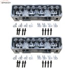 Pair Engine Cylinder Heads For Sbc Chevy 350 190cc 64cc 2 02 1 60 Angle Ff281 10