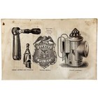 Police Accessories 1876 Worlds Fair Centennial Expo Victorian Engraving Dwaa3b