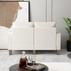 Modern Sofa Loveseat Upholstered Couch F Small Spaces 2 Seat Couches Living Room