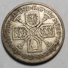1929 One 1 Florin George V British England Uk Silver Coin Gb-429d