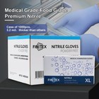 Disposable Nitrile Exam Gloves 1000 Pcs - 3 2mil Ice Blue Powder-free Latex-f   