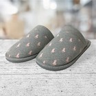 Polo Ralph Lauren Womens Slip On Slippers Pony Logo Memory Foam Indoor Shoes New