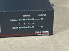 Extron Sw4 Hdmi 4-port Hdmi Video Switcher With Power Supply
