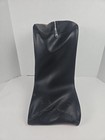 Vtg  The Reinsman Inc  Black Leather Zip Up Boot Bag Carrier