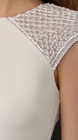 Badgley Mischka Collection Women s Dress  Gown White Long Sequins Size 2 Xs Nwt 